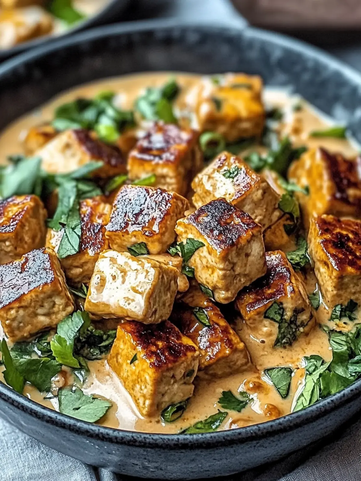 Cremige Heirats-Tofu-Rezept, das Herzen zum Schmelzen bringt