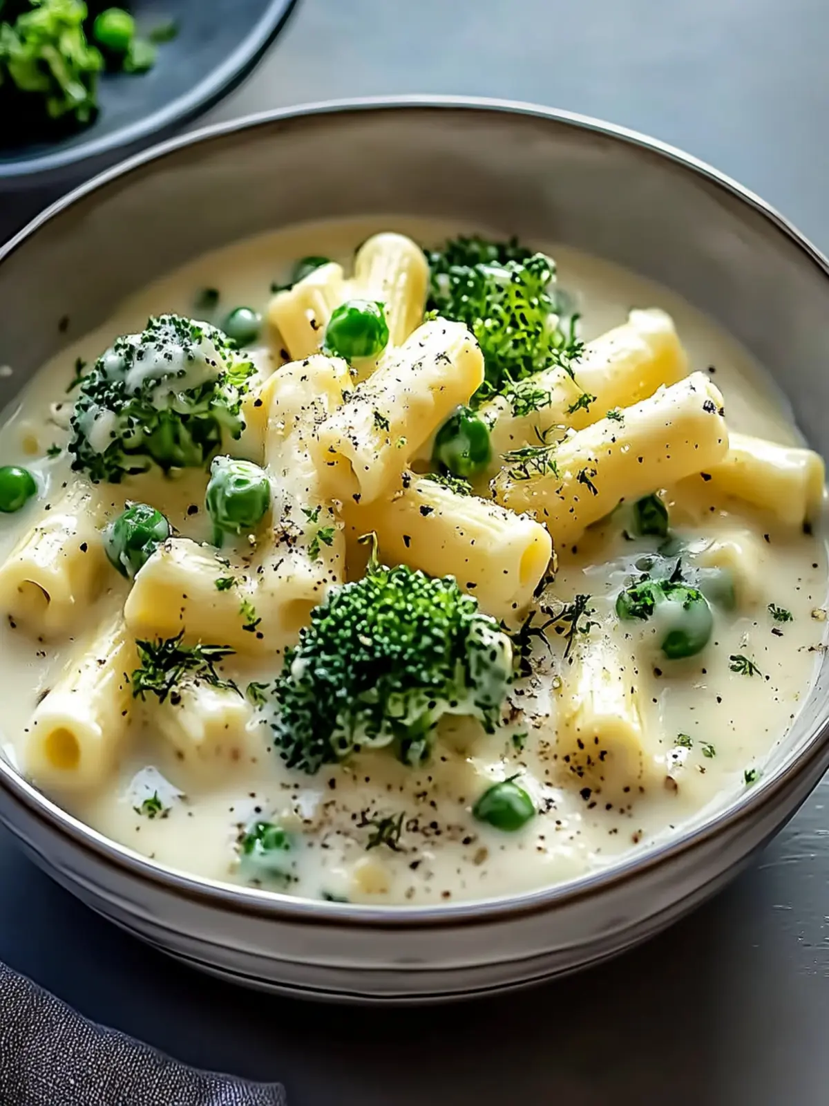 Cremige Brokkoli Weiße Bohnen Alfredo Vegan für Gemütliche Nächte
